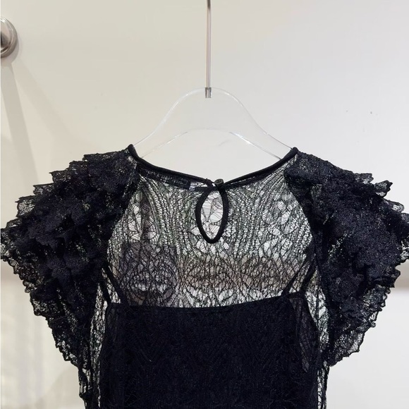 Authentic Dior Black Lace Blouse - Picture 4 of 9